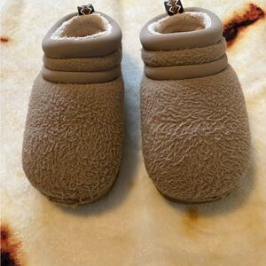 UGG Kids Beige Fuzzy Boots
